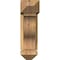 Ekena Millwork Funston Arts and Crafts Rough Sawn Bracket w/ Offset Brace, Western Red Cedar, 6"W x 16"D x 20"H BKT0604X16X20FST03RWR - alternate 2